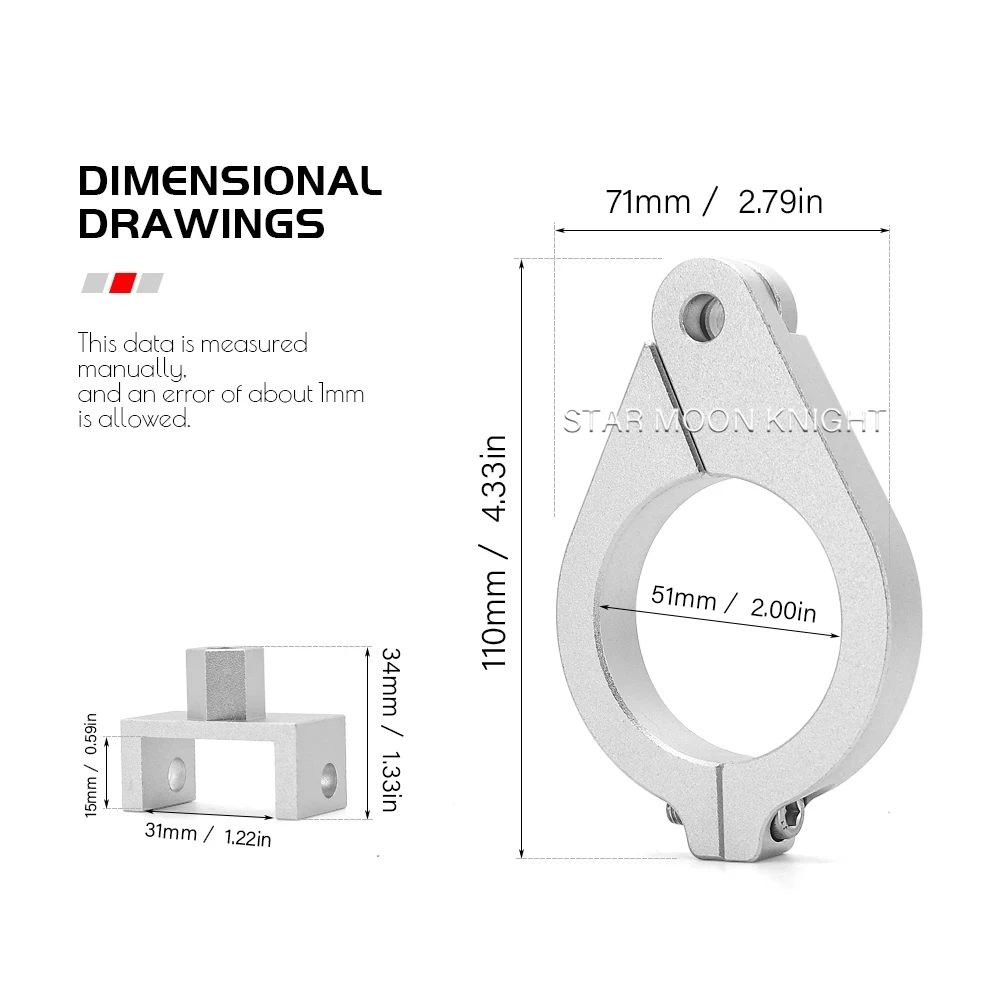 Мотоциклетные аксессуары стабилизатор руля заслонка кронштейн крепления CNC
