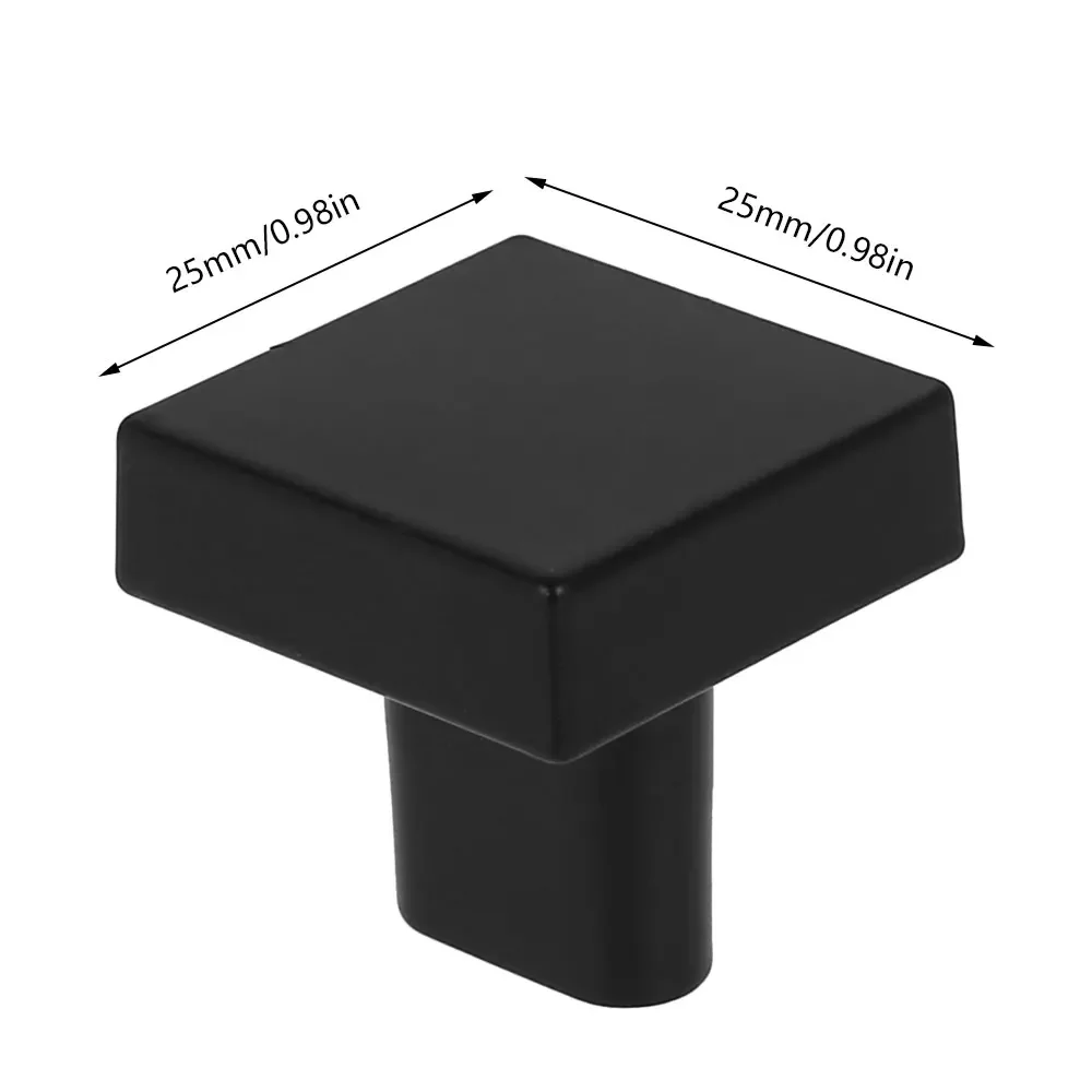 Квадратные ручки для шкафа в скандинавском стиле черные золотые серебряные