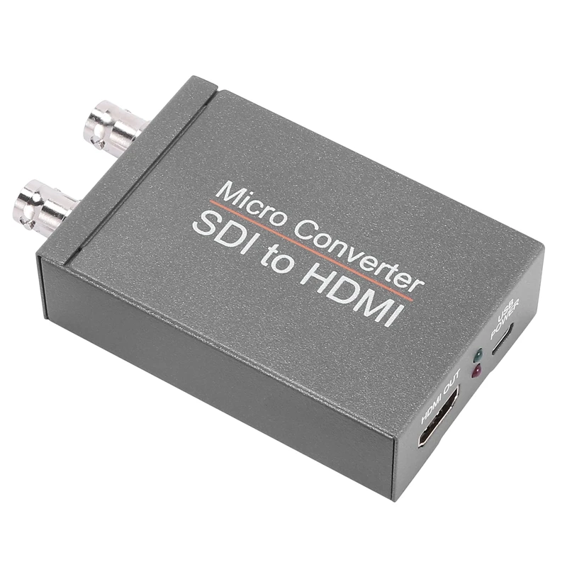 

Адаптер SDI-HDMI Mini 3G HD SD-SDI Video Mini с автоматическим обнаружением аудио и форматов для камеры