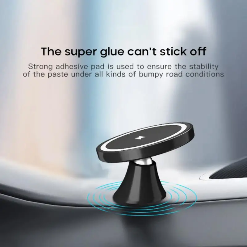 

15W Magnetic Wireless Fast Charger Mini Car Wireless Charger For IPhone 12 360 Degree Rotatable Heat Dissipation Charger