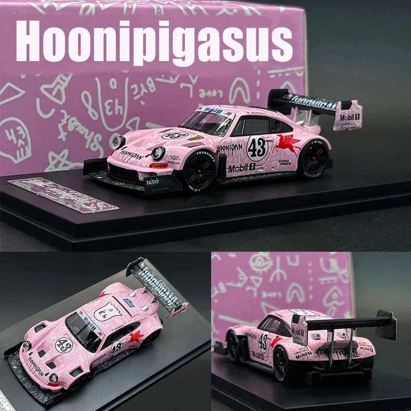 В наличии TPC 1:64 Hoonipigasus матовая розовая свинка SVRSR литые модели автомобилей