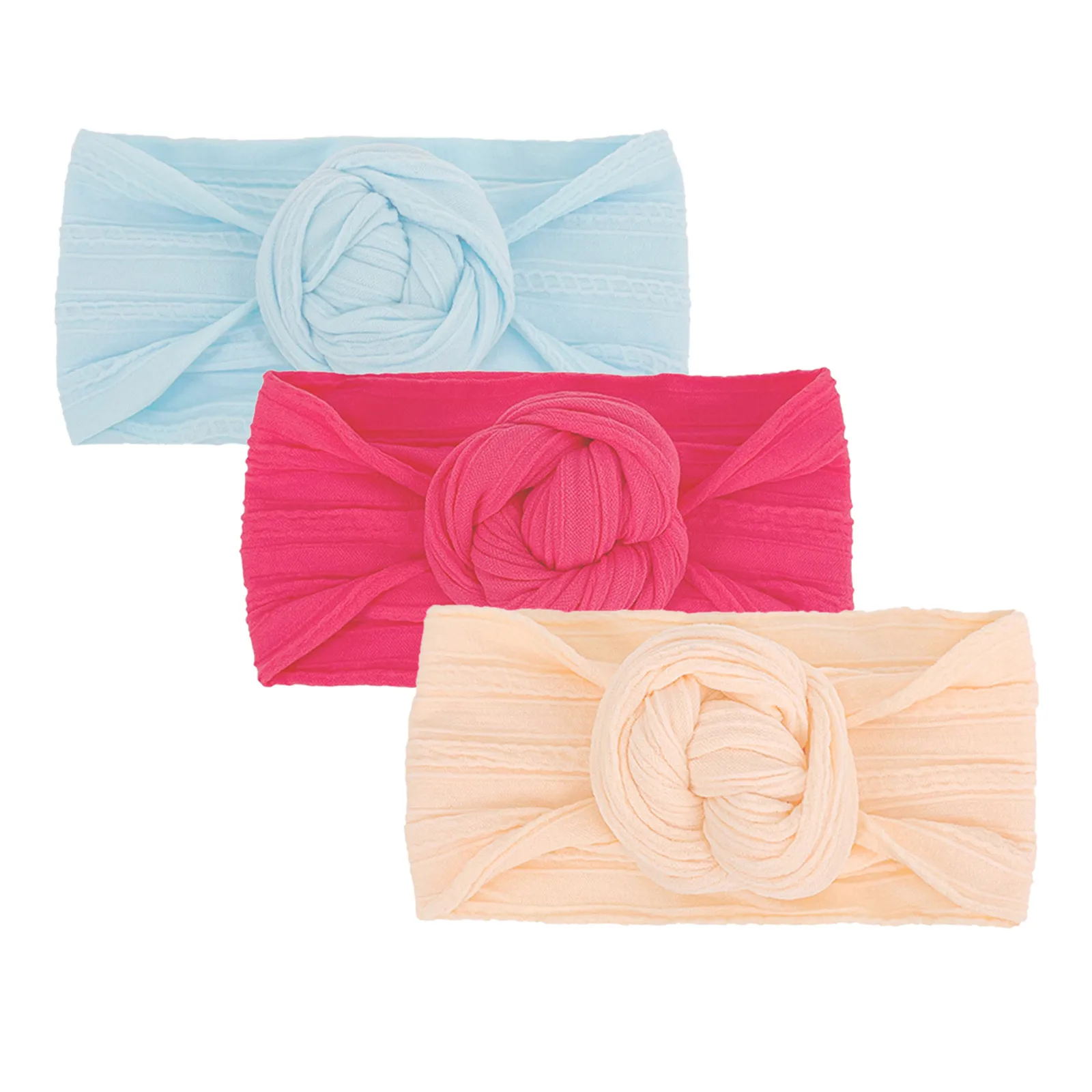 

Нейлоновые повязки на голову для девочек и малышей, для маленьких мальчиков и девочек, эластичная однотонная женская повязка на голову, пов...