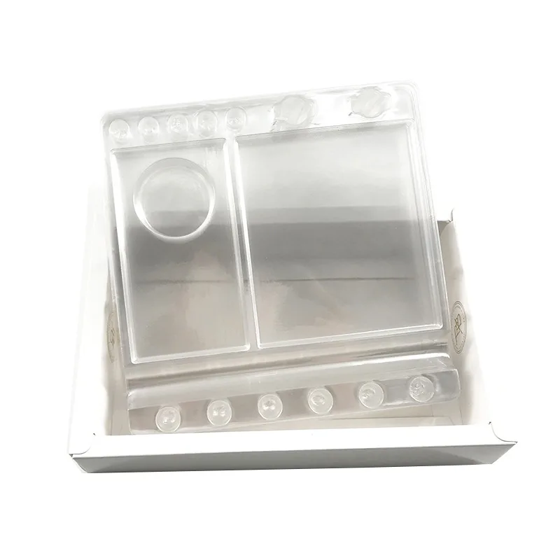 

10 шт., одноразовые контейнеры для татуажа бровей и губ