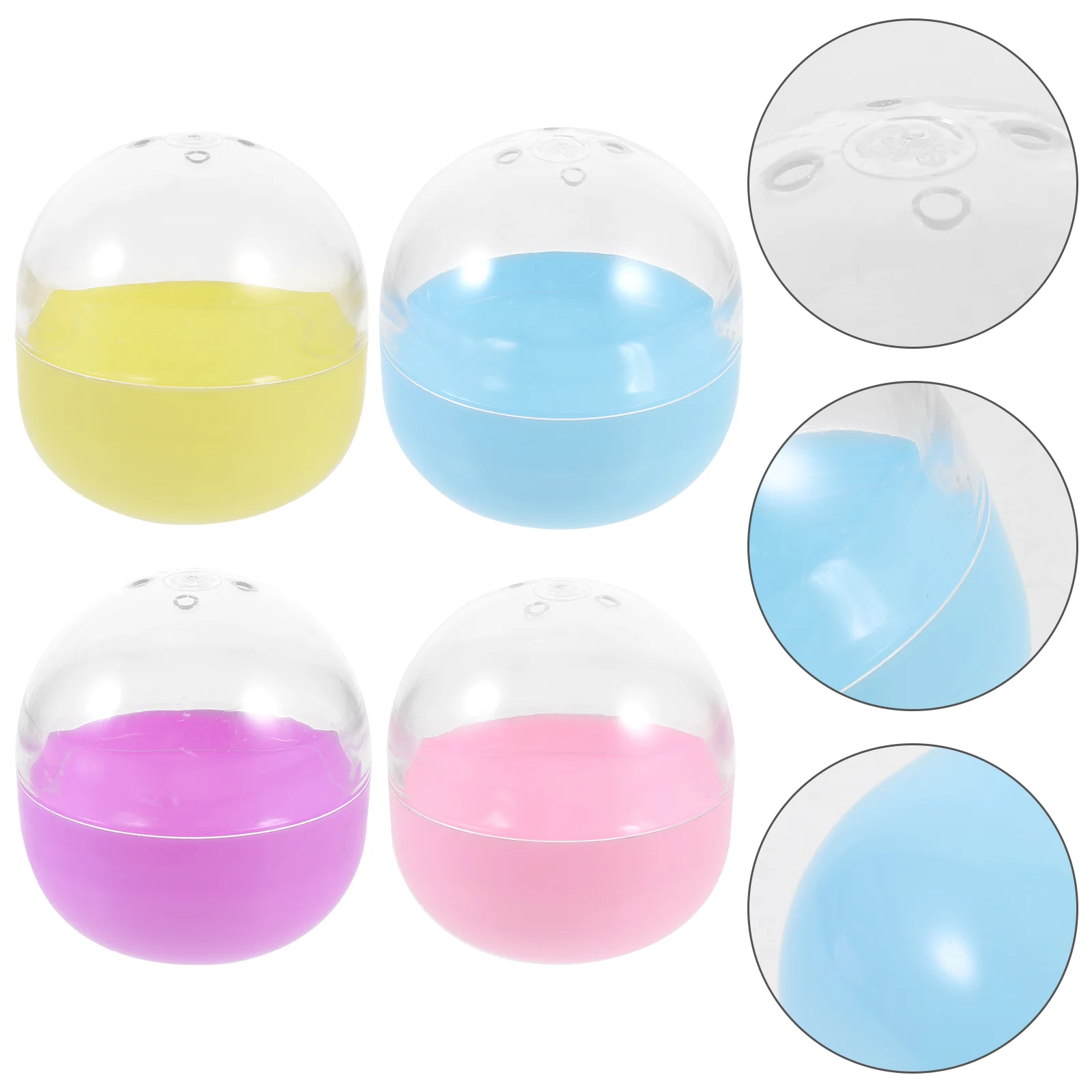 Торговый автомат Gumball капсулы 50 шт. пустые круглые 65 мм мини пластиковые призовые