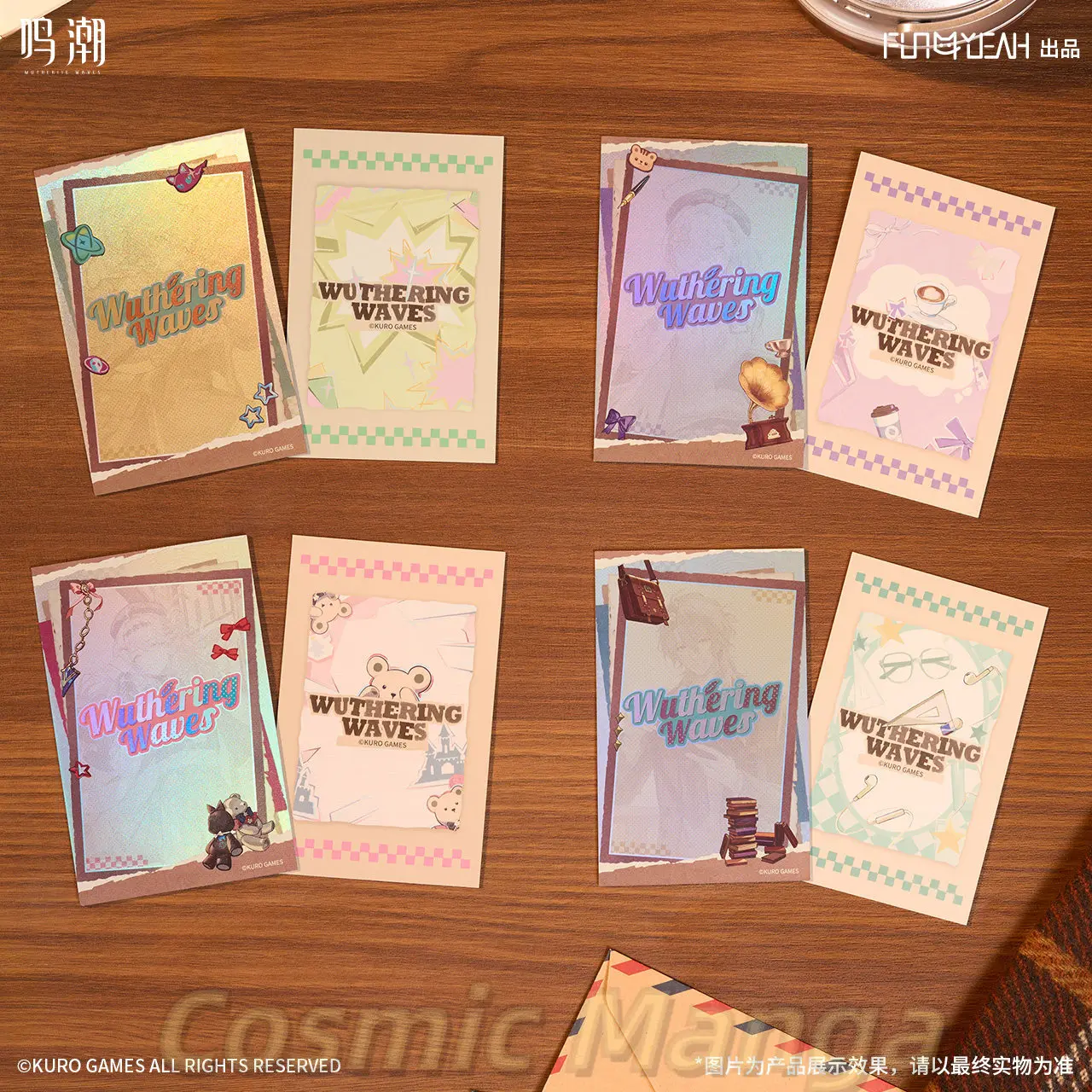 Фото Официальный оригинальный набор коллекционных карточек Lynae Mornye Denia Luuk Herssen Kurogame Wuthering Waves Denia Cosplay, подарок на Хэллоуин. №2
