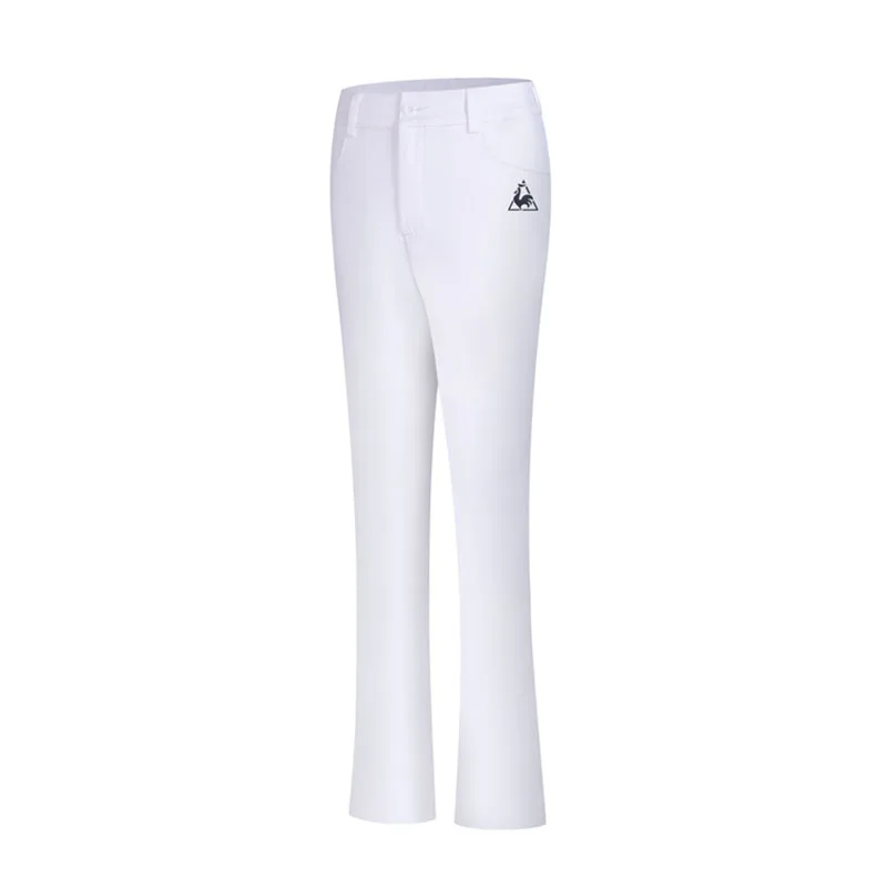 New Golf Women's Pants Elastic Horn Crop Pants Slim Fit Clothing Casual Pants Sport Golf Ball Pants Black and White
