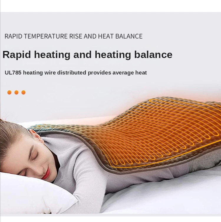 

Супермягкая грелка, зимнее теплое одеяло с подогревом, домашнее электрическое одеяло с влажным компрессом для плеч, шеи, спины, ног, облегчение боли