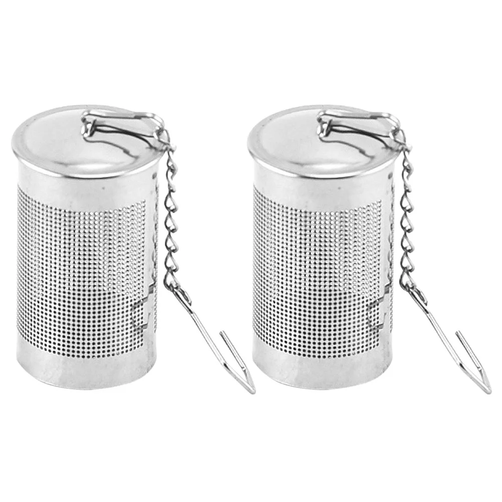 

2 Pcs Tea Strainers Convenient Seasoning Infuser Household Filter Leaves Small Steeper Ball Stainless Steel