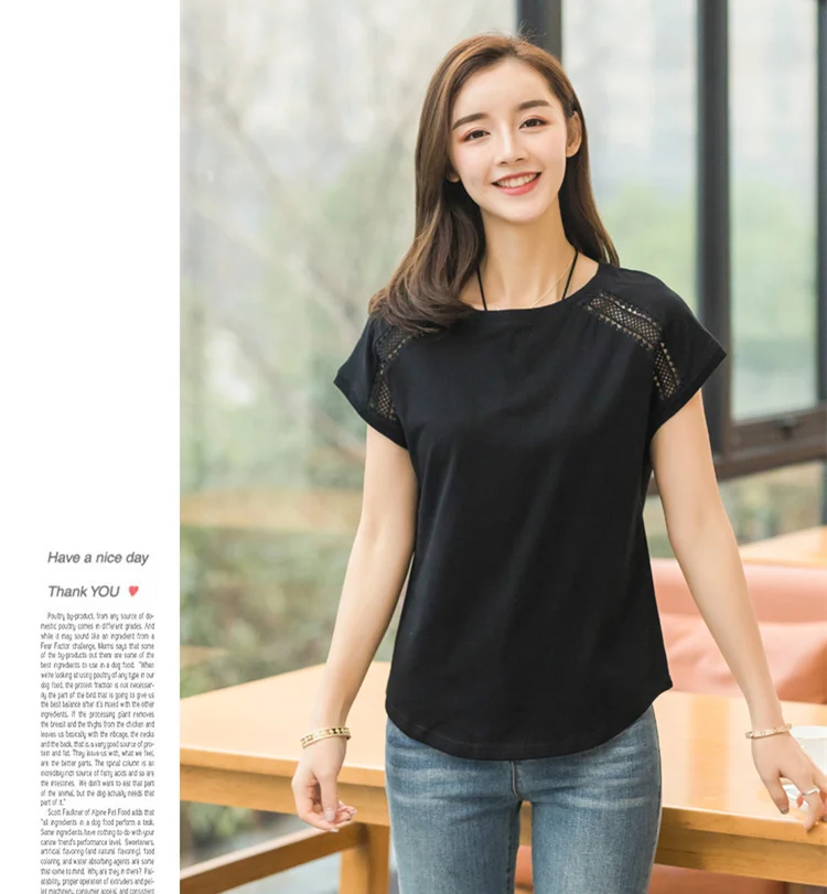 

2021 T Shirt Women Casual White Tops Loose Short Sleeve Tshirt Camisas Women O-Neck Solid Regular