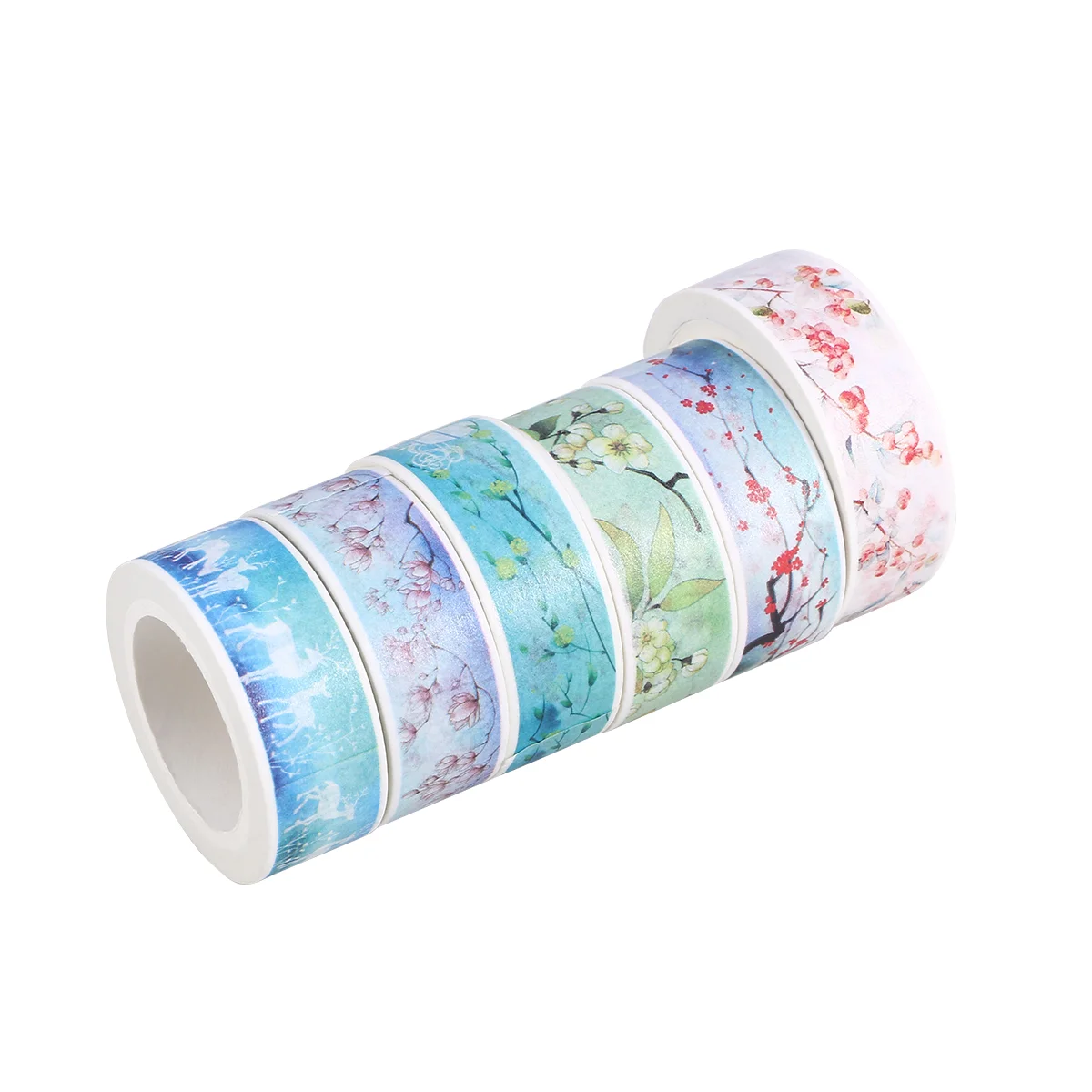 Tape Washi Diy Paper Gift Masking Album Decorative Holiday Photo Decoration Accessories Packaging Flower Sticker Diary Book Duct