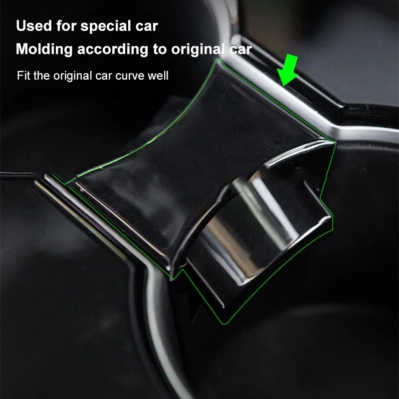 

Для Tesla 2021 Model3 Y пробка на чашку, зажим для слота, устройство для хранения, устройство для хранения, Автомобильный интерьер