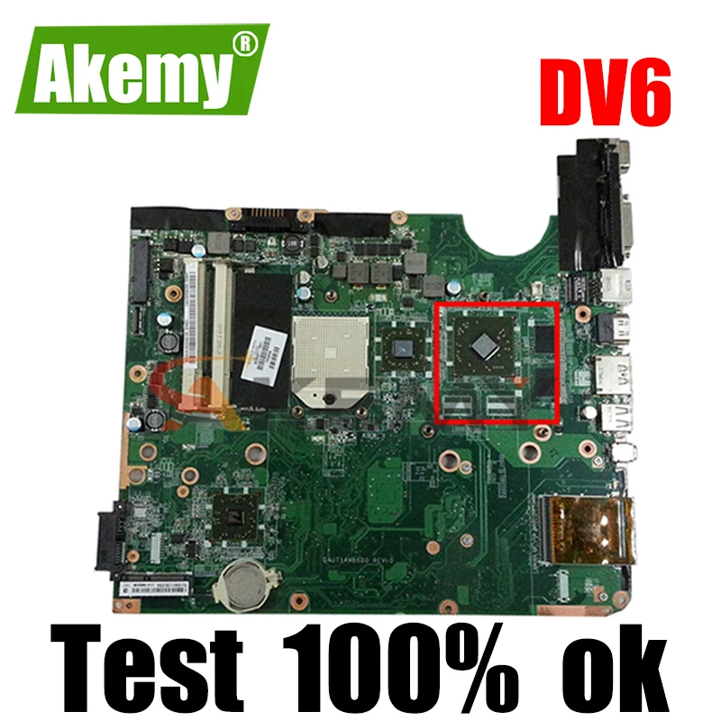 

AKemy 571188-001 Laptop Motherboard for HP Pavillion DV6 series mother boards SOCKET S1 DDR3