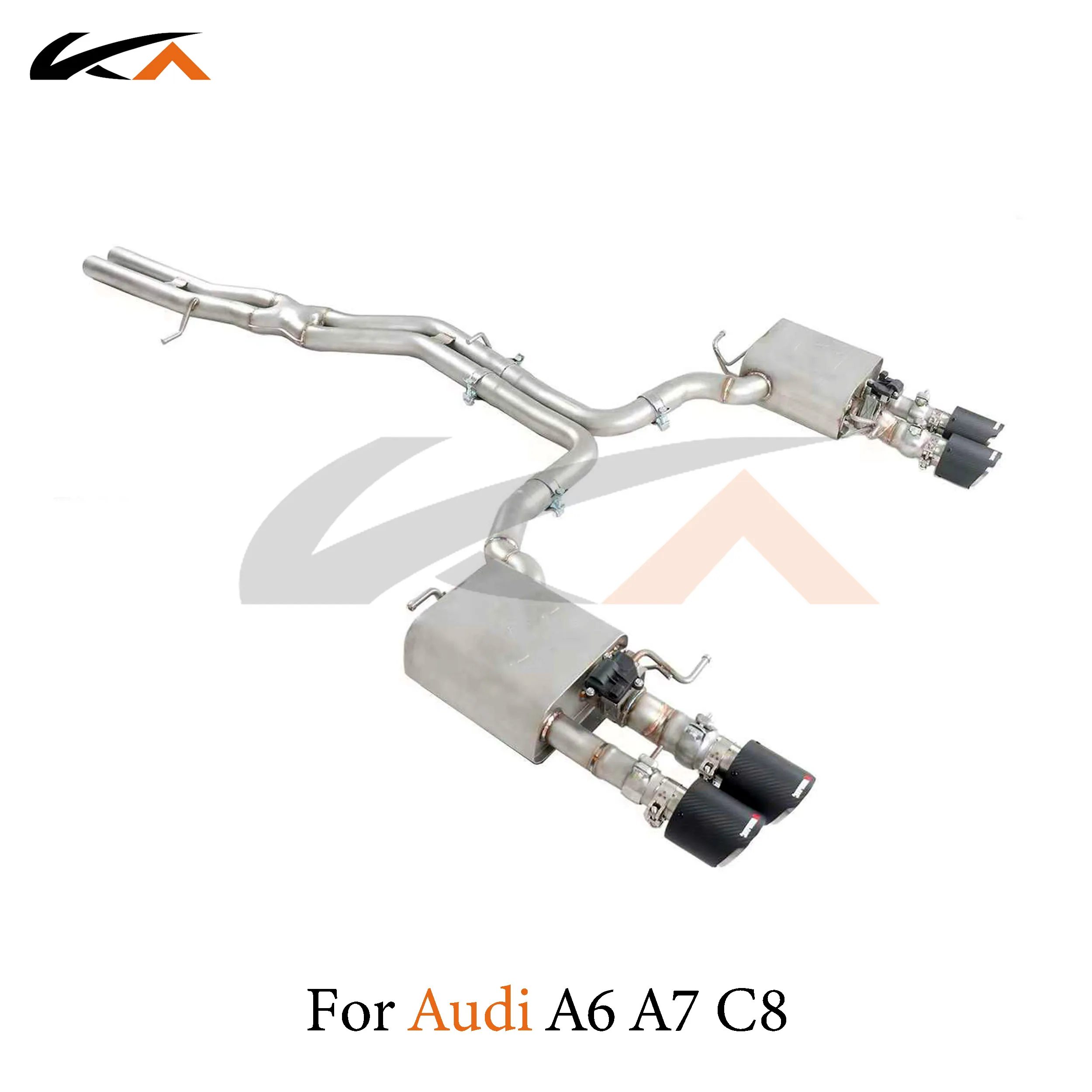 Система выхлопных газов KA Стальная Задняя часть для Audi A6 A7 C8 3 0 T