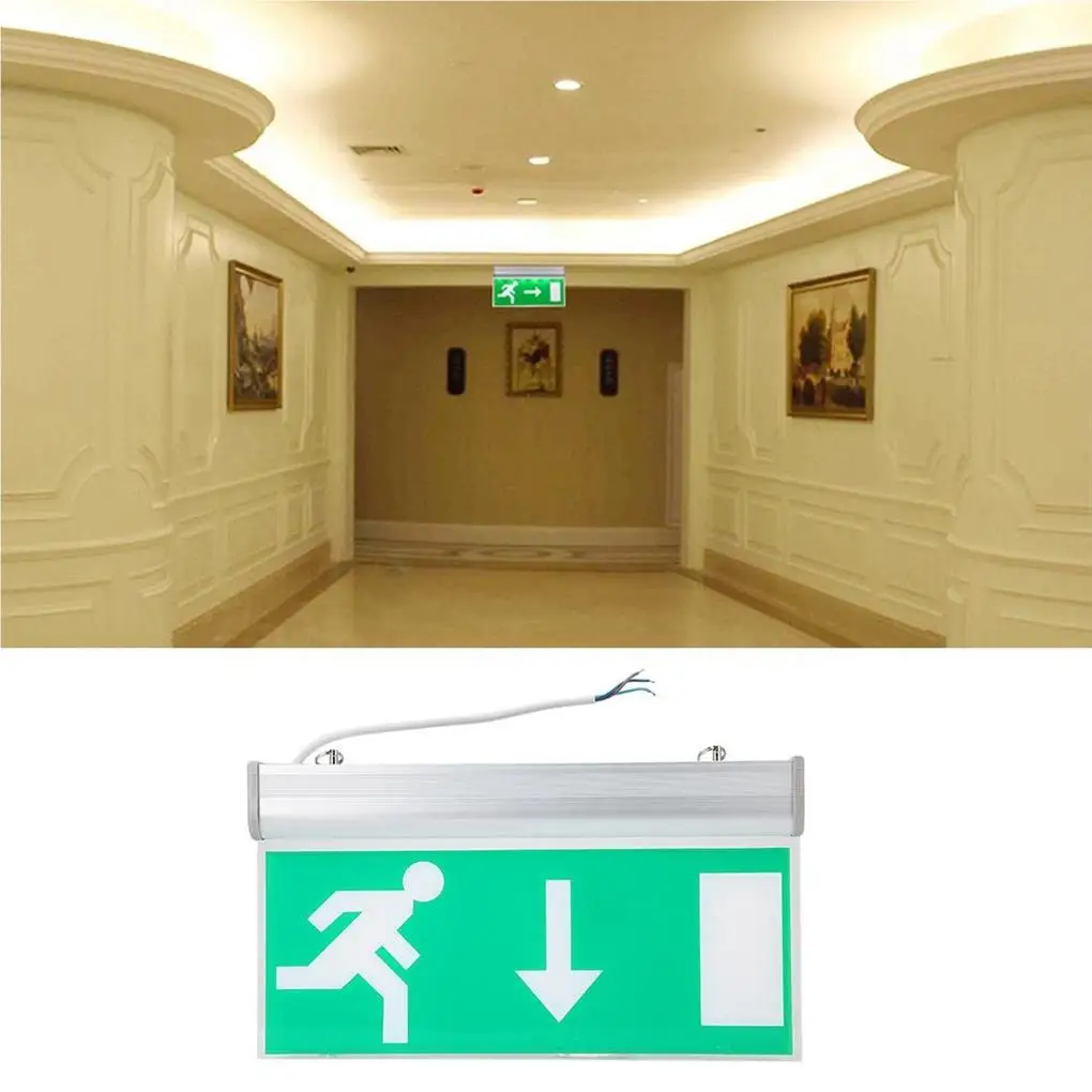 

Emergency Light Acrylic Sign Exit Lighting Low Power Consumption Indicator Light Supermarkets Library Venues Public