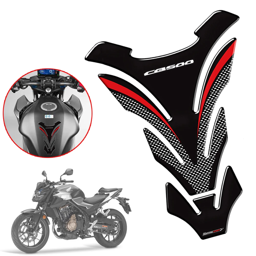 

Защитная Наклейка на крышку топливного бака для Honda CB500 F X CB500F CB500X 3D