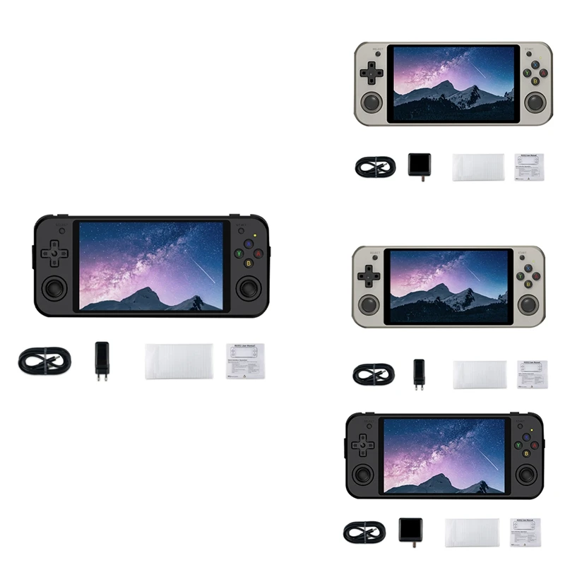 RG552 Ретро игровая консоль Карманный игровой плеер 16G + 64G 5 36 дюймов IPS 1920X1152 Двойные