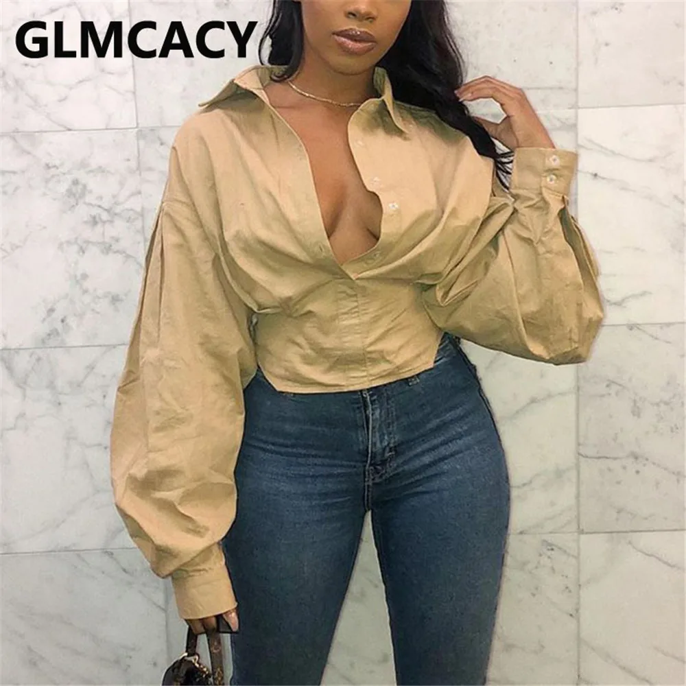 

Блузка Женская осенне-весенняя, модный элегантный кардиган в офисном стиле с длинным рукавом, Однотонная рубашка с поясом, топы для женщин