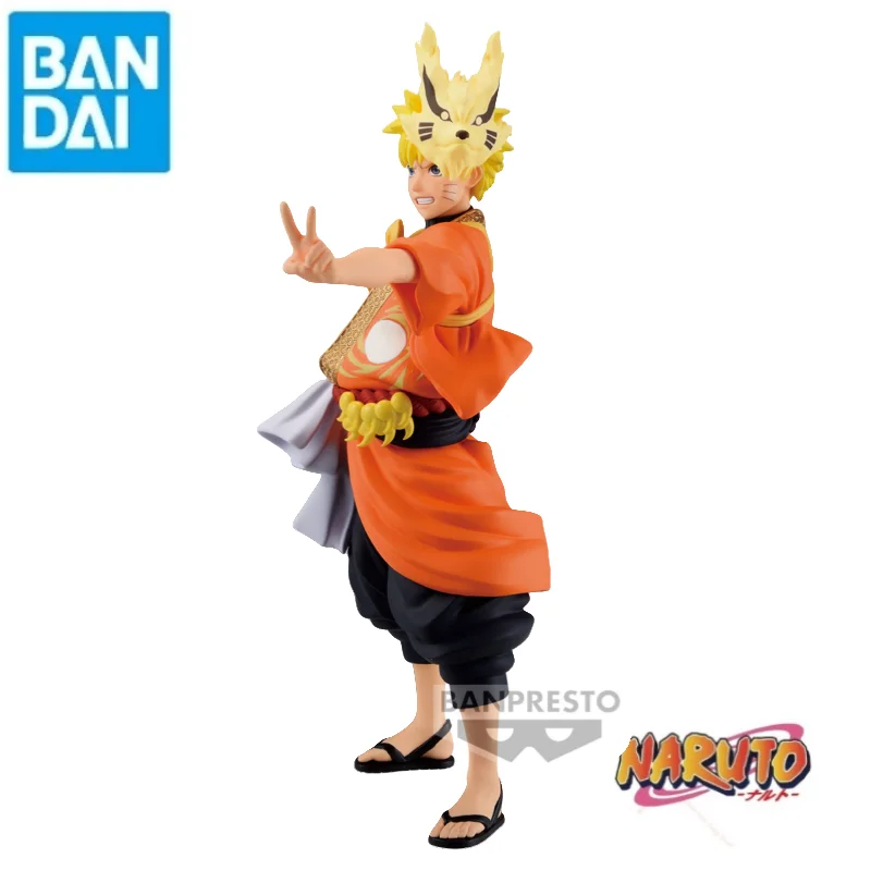 Фото В наличии Bandai Original Naruto Banpresto Uzumaki Naruto Аниме Товары Модель Фигурка Украшения Праздничные Подарки Игрушки №4