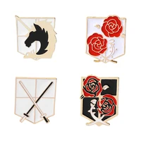 game character surrounding alloy brooch bag clothing accessories backpack brooch badge lapel pins