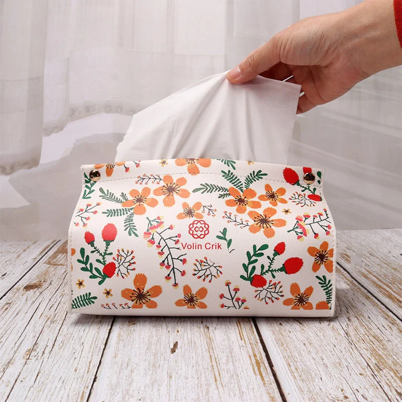 

Leather Tissue Box Car Toilet Pumping Box Home Living Room Decoration Bedroom Kitchen Desktop Nordic Large Storage Box Wholesale
