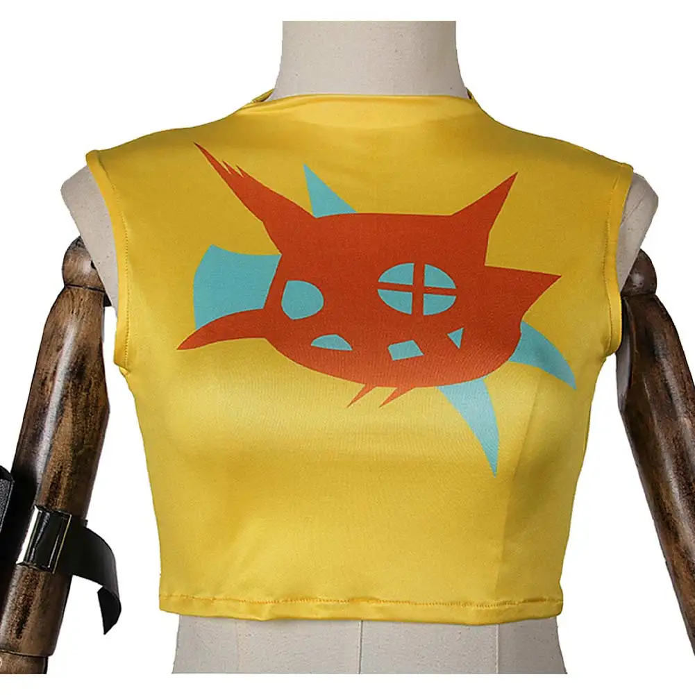 Костюм для косплея Valorant Raze взрослых и женщин наряд девочек маскировка униформа