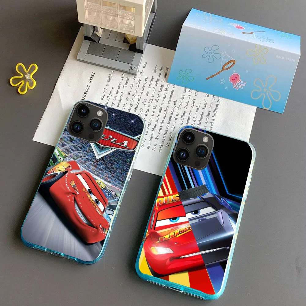 Прозрачный силиконовый чехол WD-14 Lightning McQueen для LG K42 50 52 62 71 G8 V40 60 G52 61 92 X4 VELVET Stylo6 THINQ5