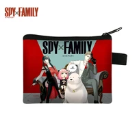anime spy x family cartoon figure wallet kawaii coin pocket credit card photo card holder wallet kids birthday christmas gifts