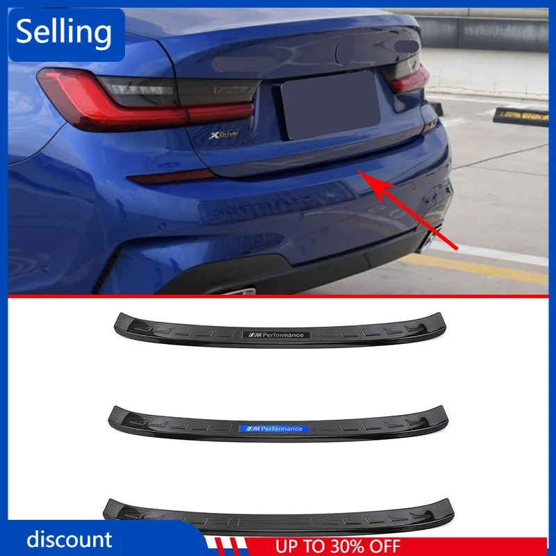 

Stainless Steel External Rear Guard Plate Bumper Railing Protection Strip For BMW 3 Series G20 2019-2020 Car Decoration fast