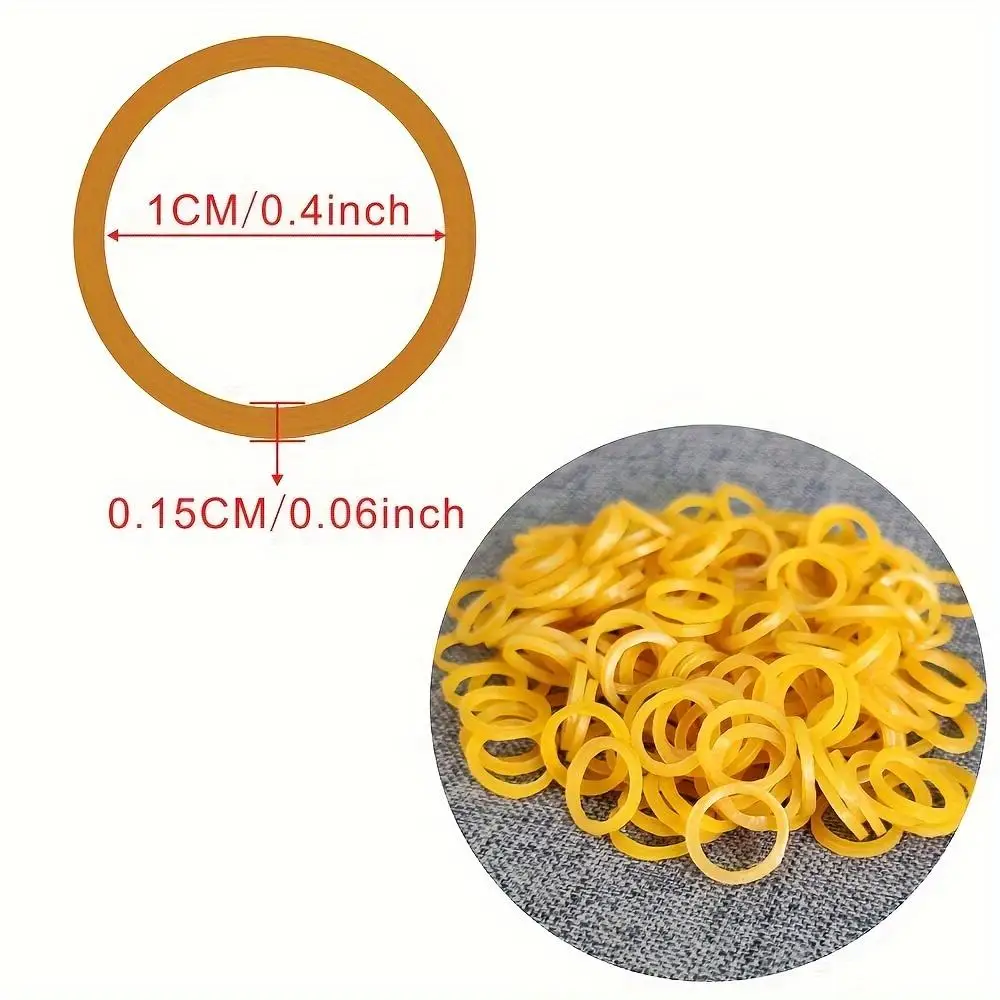 

Мини-резинки желтые прочные 2000 шт