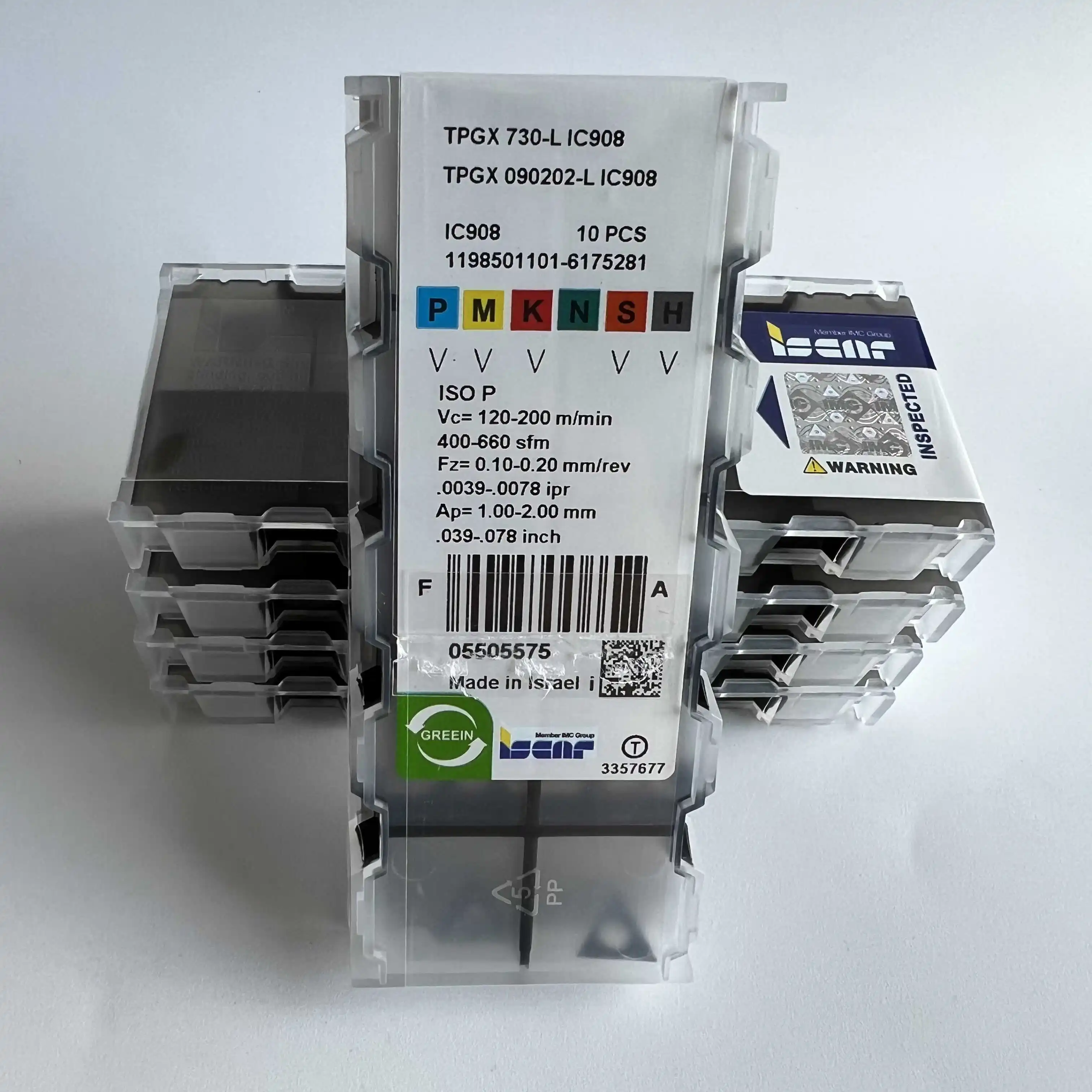 TPGX 090202 -L IC908 Лезвие из сплава 10 шт.