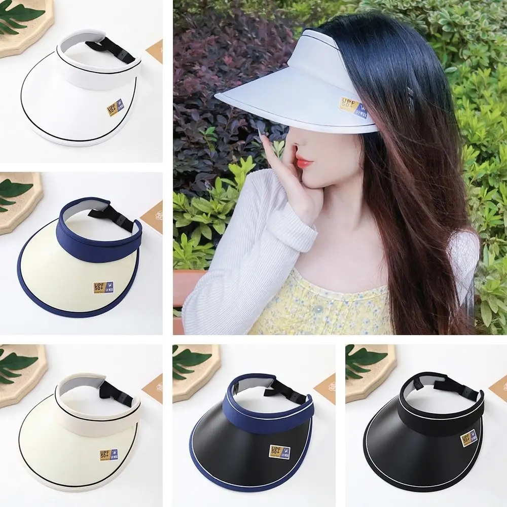 

Handmade Empty Top Cycling UV Resistant UV Visor Caps Face Blocking Hat Beach Hat Women's Sun Hats Sun Hat