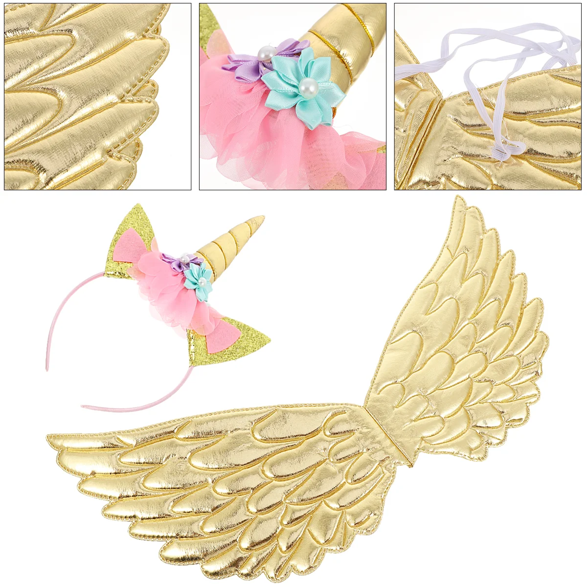

1 Set/2pcs Unique Angel Wing Kids Performance Wing Dress Up Wing Cosplay Wing