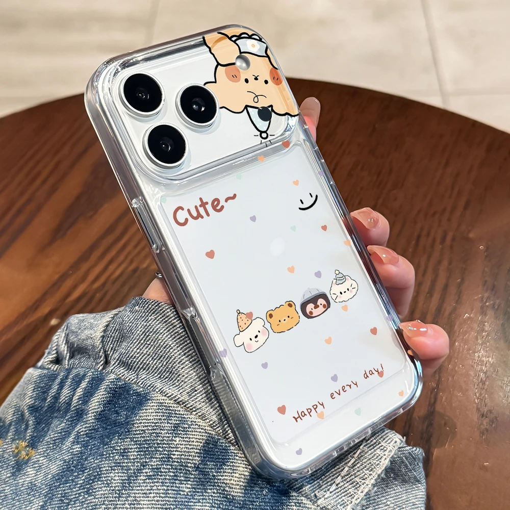 Фото Прозрачный чехол для телефона с милыми персонажами для Samsung Galaxy S26 Ultra S25 S24 S23 S22 S21 Plus FE Ultra A56 A55 A54 A53 5G, мягкий чехол №5