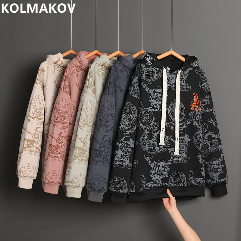 

Новинка весна-осень 2023 Мужская классическая модная трендовая Толстовка с принтом Мужская Повседневная Свободная Толстовка большого размера