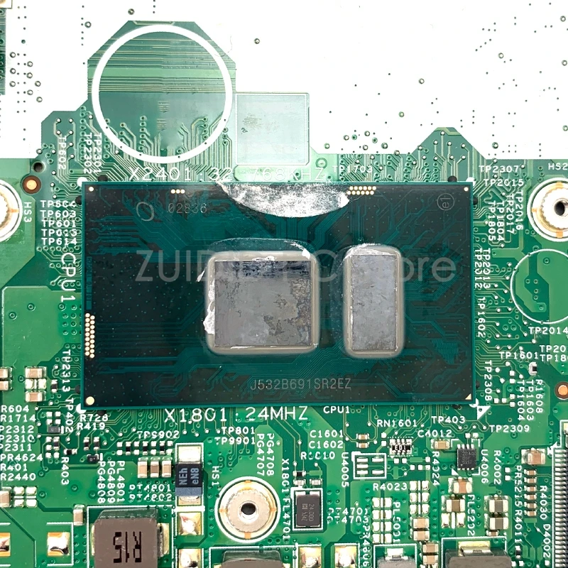 

ZUIDID High quality CN-0H8C9M for For Dell Inspiron 13 7359 Laptop Motherboard 14275-1 H8C9M SR2EZ I7-6500U DDR3L 100% Tested
