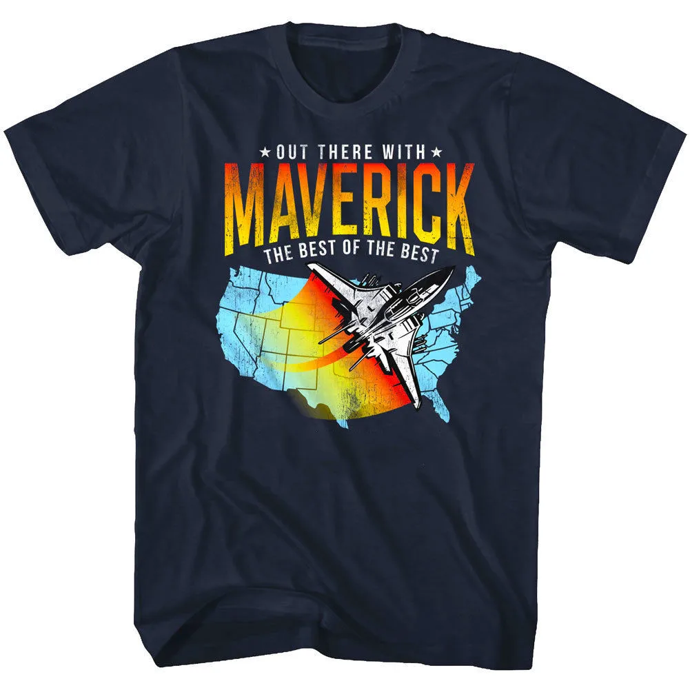 

Maverick Fighter Pilot USA Best of The Best T-Shirt 100% Cotton O-Neck Short Sleeve Casual Mens T-shirt Size S-3XL