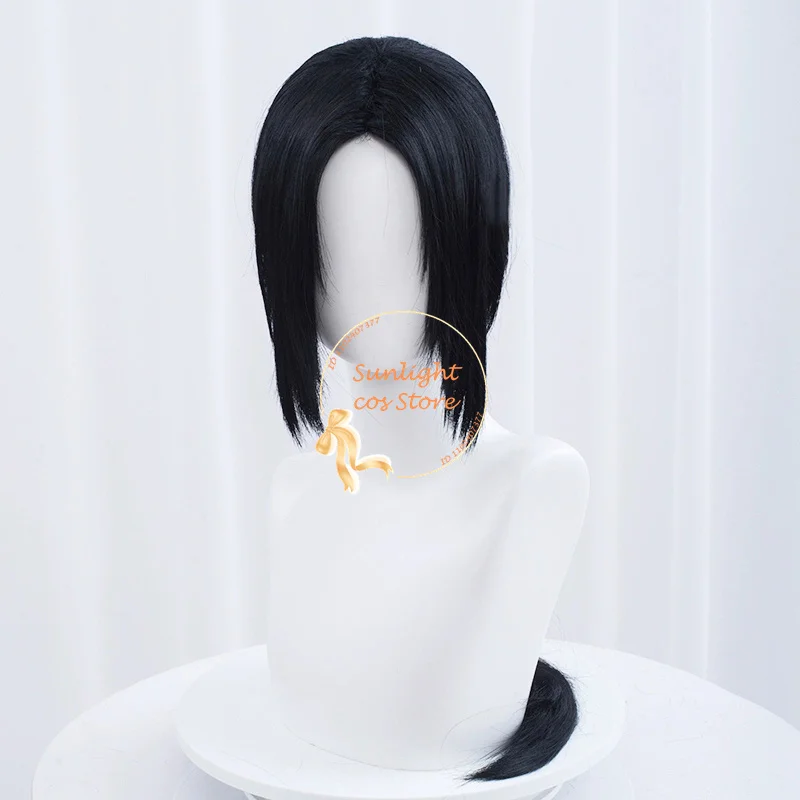Аниме Учиха Итачи Косплей Парики Ван Яо 65 см Длинные Черные Термостойкие