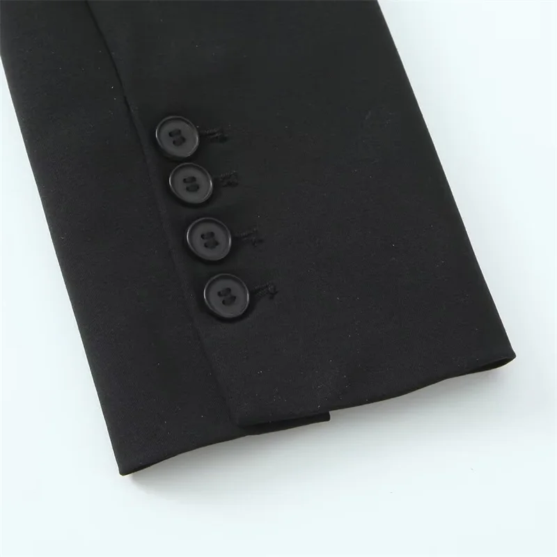 Новинка 2024 Женский Асимметричный Блейзер KEYANKETIAN на одно плечо осенняя облегающая