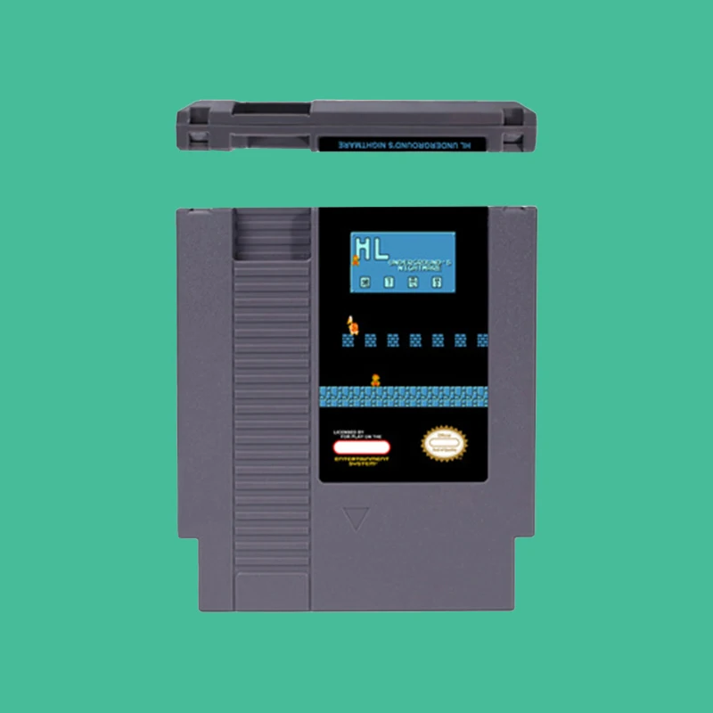 Фото HL Underground's Nightmare от HappyLee (Hack)-72-контактный игровой картридж для 8-битной игровой консоли NES №1