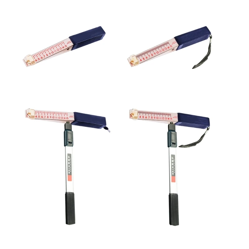 

Wedge-Shaped Vernier Feeler Gauge 0.2/0.5mm-Precision 1-15mm House Engineering Inspection Flatness Measure Tool Portable