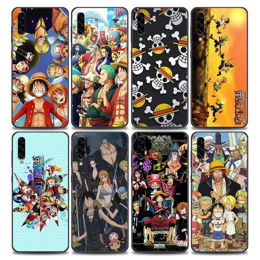 

Anime One Piece Family Luffy Zoro Nami Samsung Case for A10 e S A20 A30 A30s A40 A50 A60 A70 A80 A90 5G A7 A8 2018 Soft Silicone