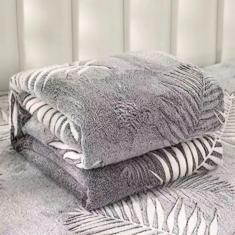 

Thick Blankets Warm Cashmere Blanket Soft Throw On Sofa Cover Bed Cover Double Sided Solid Color Wool Blanket Bedspread