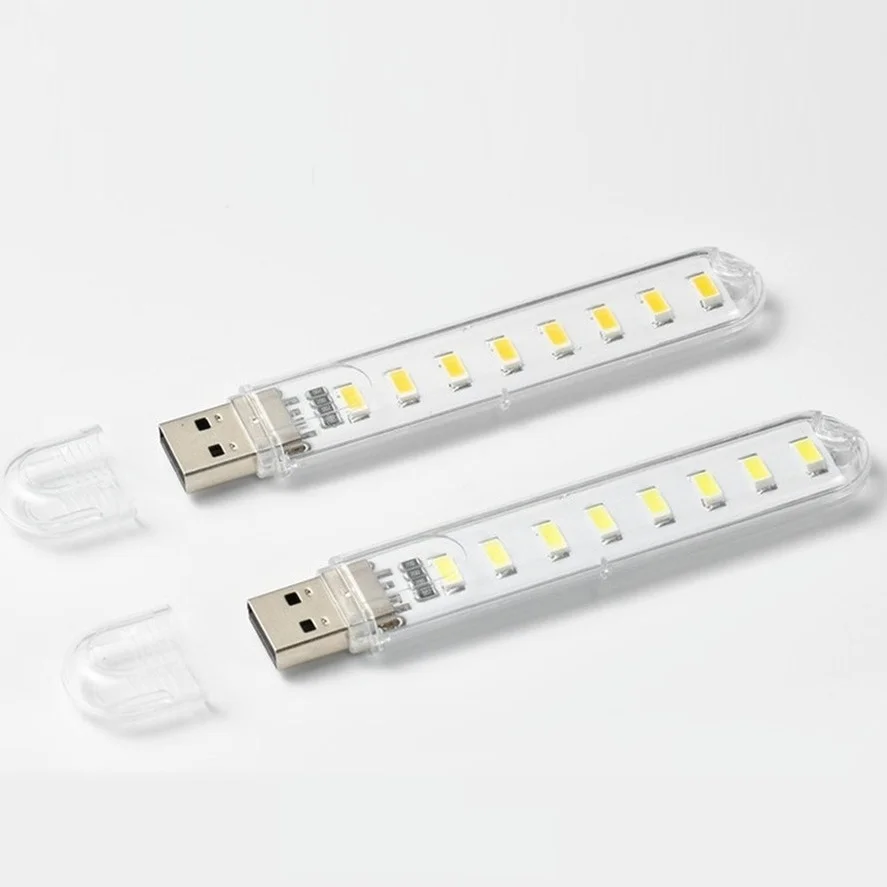 Светодиодная настольная мини-лампа PwwQmm USB портативный светильник для чтения