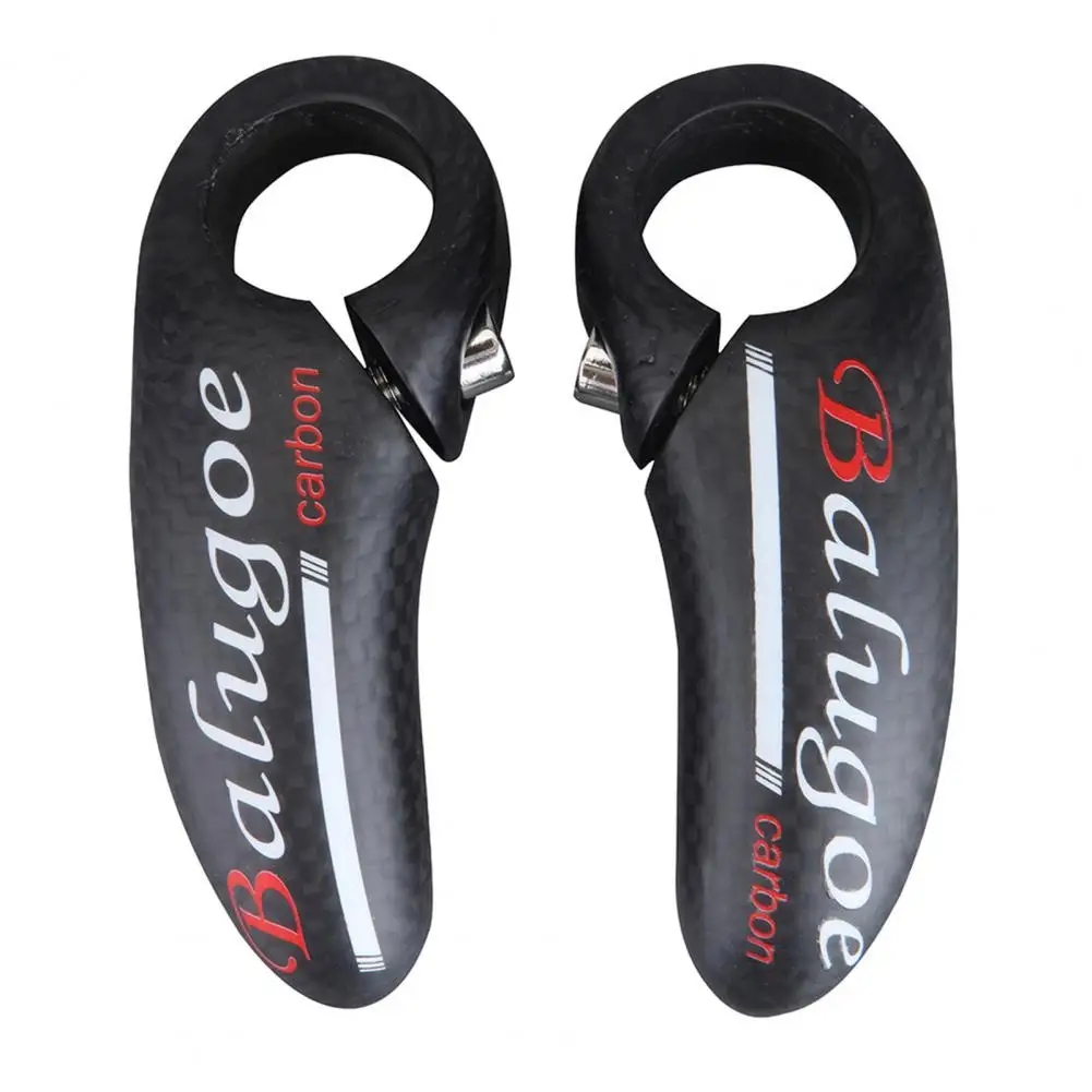 

Bicycle Handlebar 1 Pair Bicycle Vice Handlebar Ergonomic Ultra Lightweight Black Carbon Fiber Bike Rest Bar for Mountain Bike