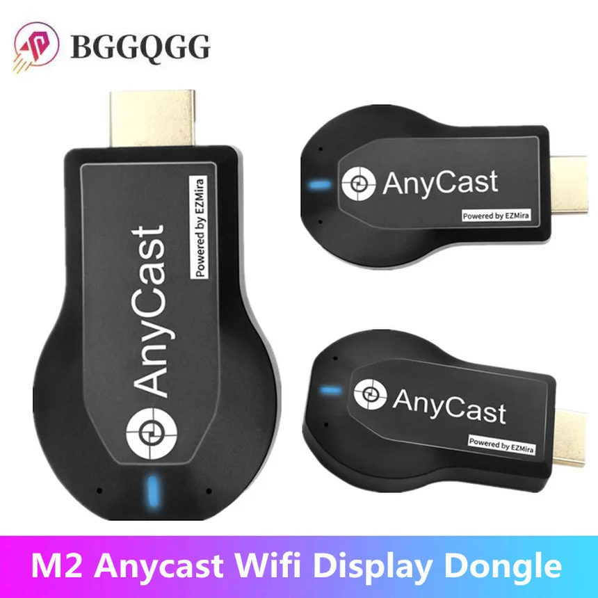 1080P Wireless WiFi Display TV Dongle Receiver HDMI-compatible TV Stick M2 Plus for DLNA Miracast for AnyCast for Airplay