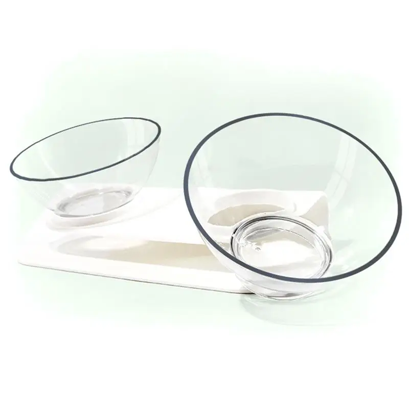 

Double Cat Bowl Dog Bowl 15° Tilting Pet Supplies Cat Water Bowl For Cat Food Bowls For Dog Feeder Pet Products
