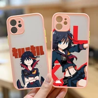 kill la kill anime phone case matte transparent for iphone 7 8 11 12 13 plus mini x xs xr pro max cover