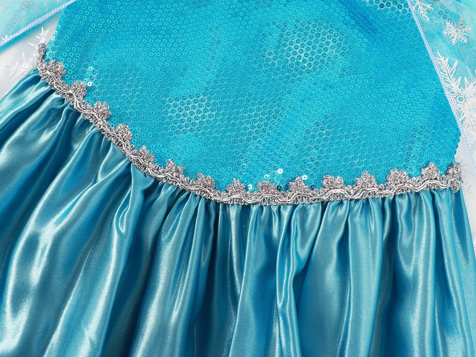 Frozen Elsa Dress for Girls Costume Snow Queen Anna Cosplay Birthday Party Children Kids Carnival Girl 2024