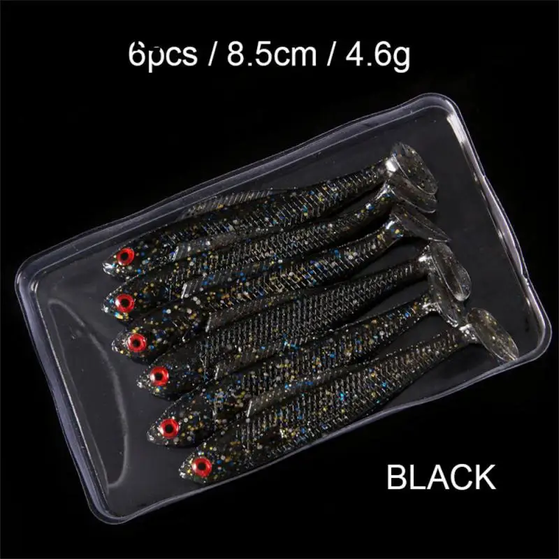 

High Swing Frequency Bionic Bait 8.5cm Ultra-thin Waist Soft Bait Accurate Fish Luring Fake Bait Glitter Sequins Luya Fake Bait