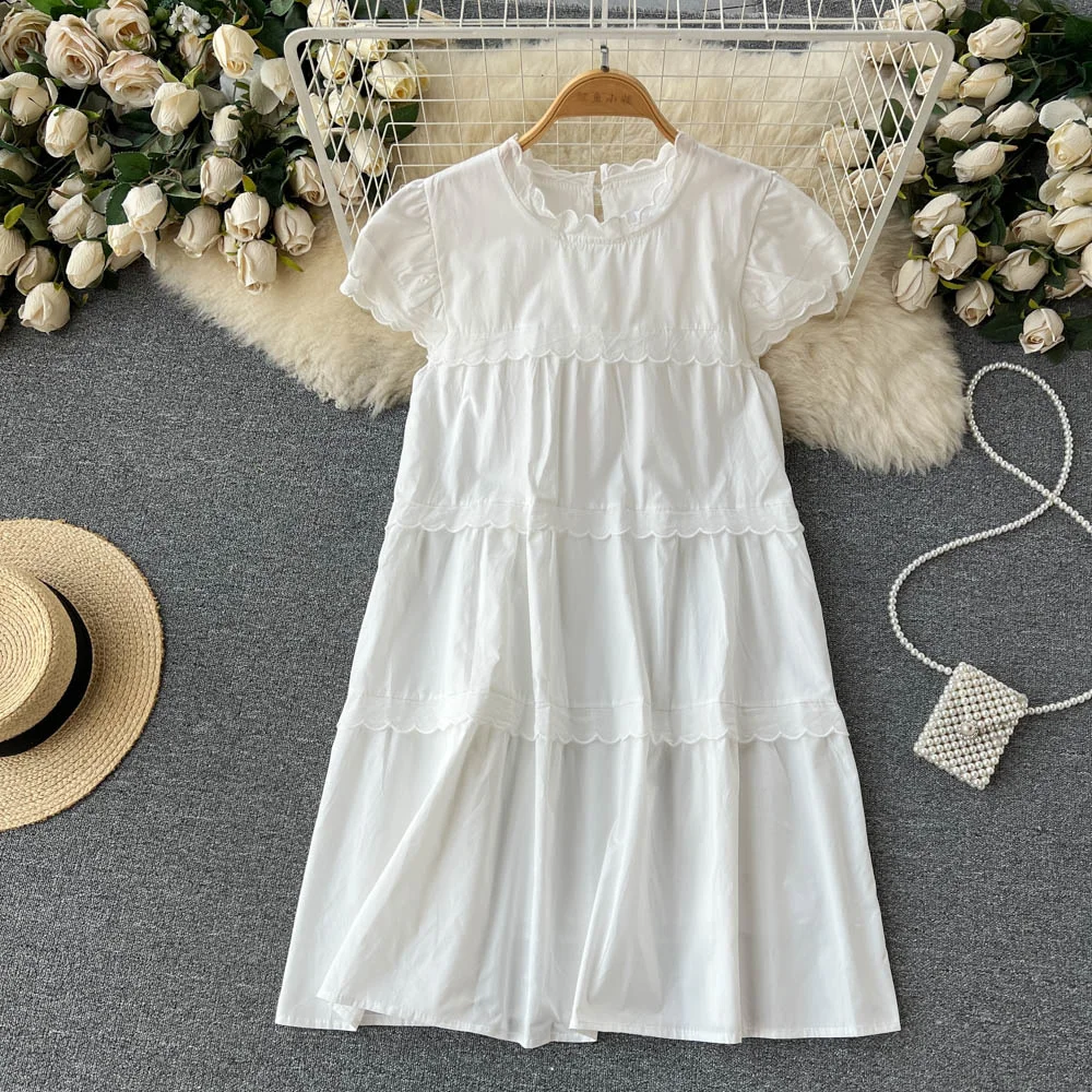 

Цветочное платье во французском стиле, весна 2023, Новое поступление, темпераментное платье-трапеция длиной ниже колена с длинными рукавами и поясом, расклешенный подол